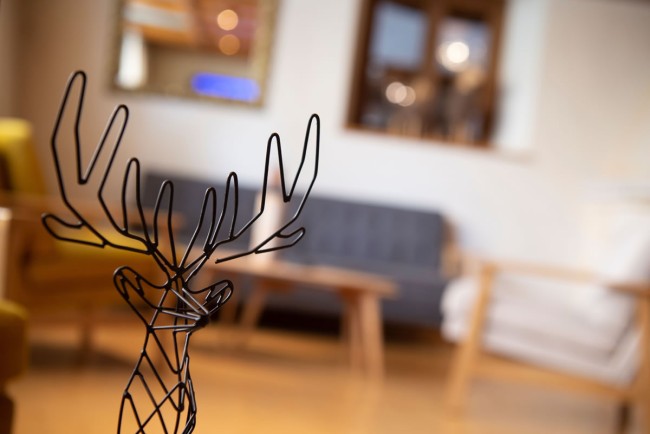 Geschmackvolle Dekorationen in der gesamten Hotelanlage in Radstadt